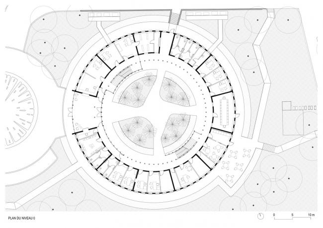 BIM建筑|带有热带建筑记忆的法国驻海地年夜使馆 / Explorations Architecture