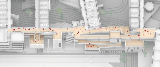 BIM建筑|嵌套的多彩盒子：华中师范年夜学从属龙园黉舍 / 筑博设计-结合公设 + H DESIGN