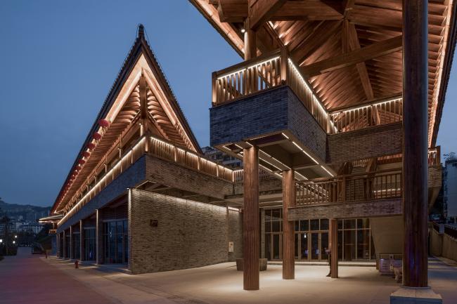 BIM建筑|解构的屋顶 | 云阳四方井办事建筑 / 深圳汤桦建筑设计