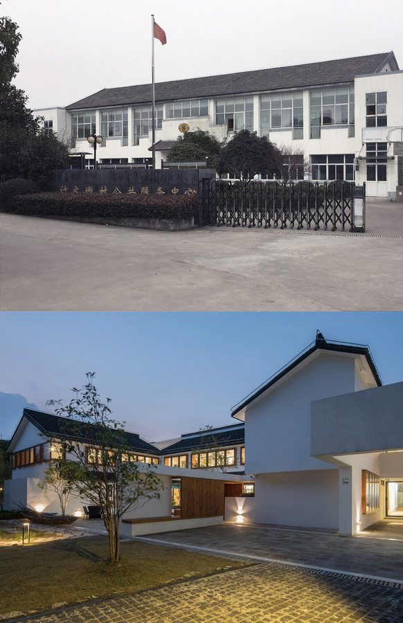 BIM建筑|从雕塑到花圃——江苏昆山计家墩村平易近中间改革