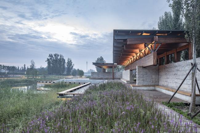 BIM建筑|梁亭——河北河间古洋河公园临水亭榭