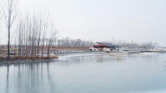 BIM建筑|梁亭——河北河间古洋河公园临水亭榭