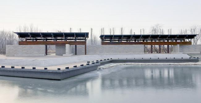 BIM建筑|梁亭——河北河间古洋河公园临水亭榭