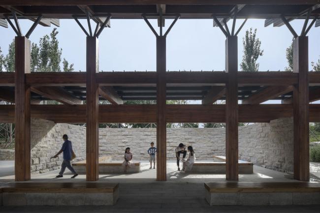 BIM建筑|梁亭——河北河间古洋河公园临水亭榭