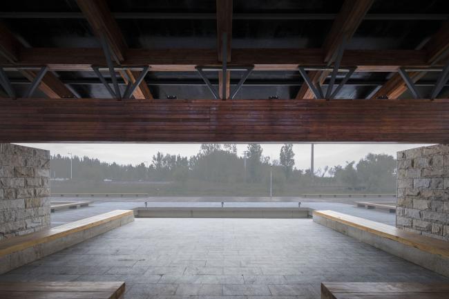 BIM建筑|梁亭——河北河间古洋河公园临水亭榭