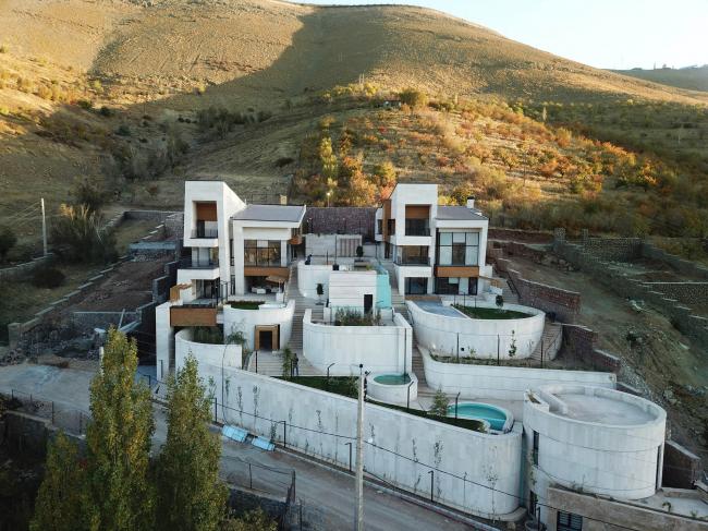 BIM建筑|背山面水，环坡而上的摩沙双子别墅