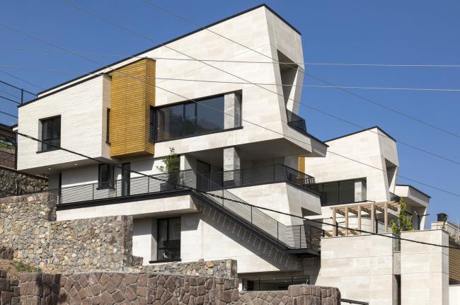 BIM建筑|背山面水，环坡而上的摩沙双子别墅