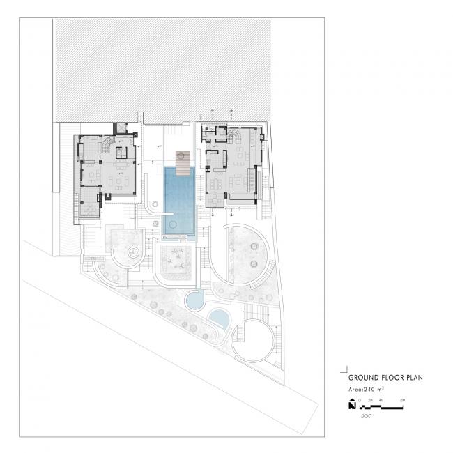 BIM建筑|背山面水，环坡而上的摩沙双子别墅