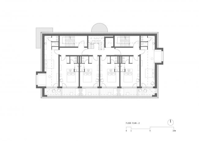 BIM建筑|源于新艺术活动灵感：意年夜利拱门旅店 / noa network of architecture