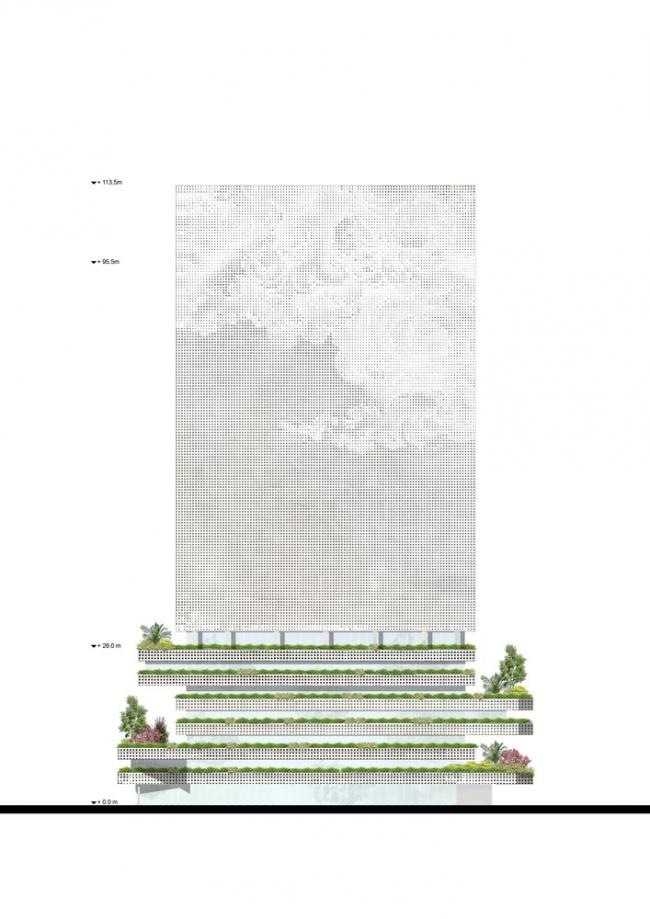 BIM建筑|Mecanoos 设计的“前海数据中间年夜楼”将成为深圳的数据灯塔