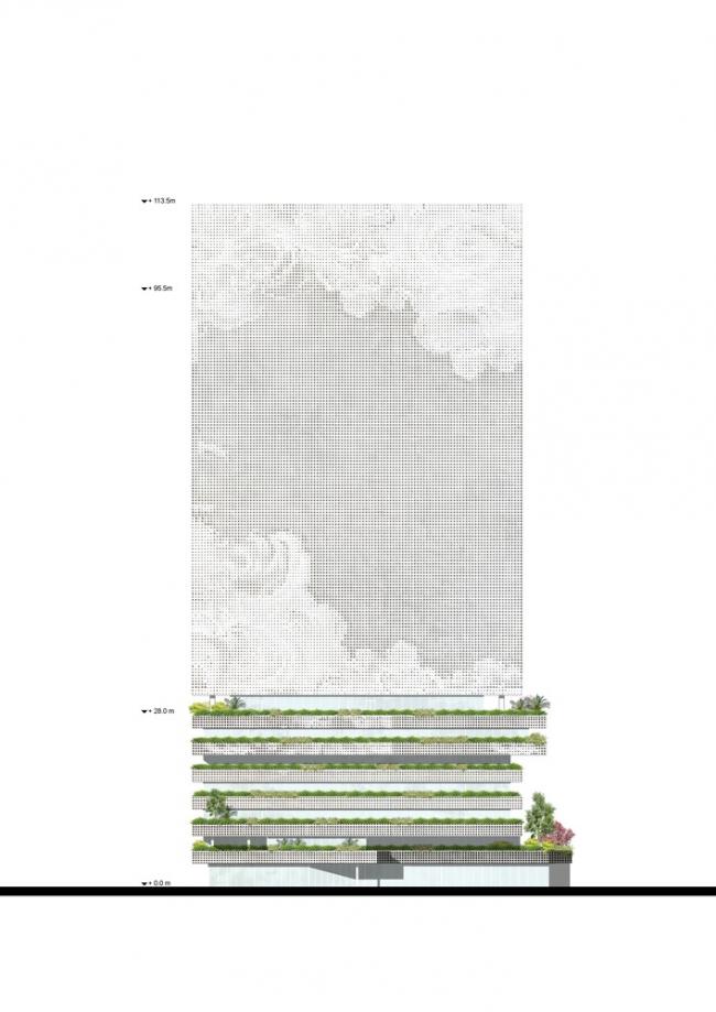 BIM建筑|Mecanoos 设计的“前海数据中间年夜楼”将成为深圳的数据灯塔