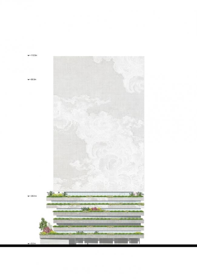 BIM建筑|Mecanoos 设计的“前海数据中间年夜楼”将成为深圳的数据灯塔