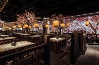 BIM建筑|桃花里·绿茶中餐厅北京店 | 卧野空间事务所-BIM建筑网