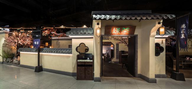 BIM建筑|桃花里·绿茶中餐厅北京店 | 卧野空间事务所