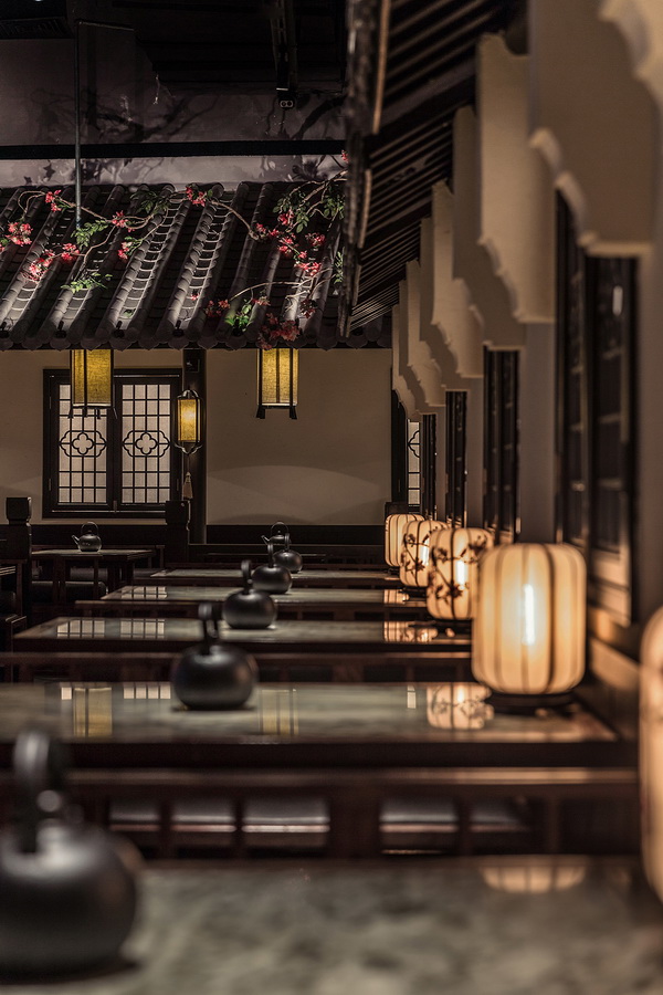 BIM建筑|桃花里·绿茶中餐厅北京店 | 卧野空间事务所