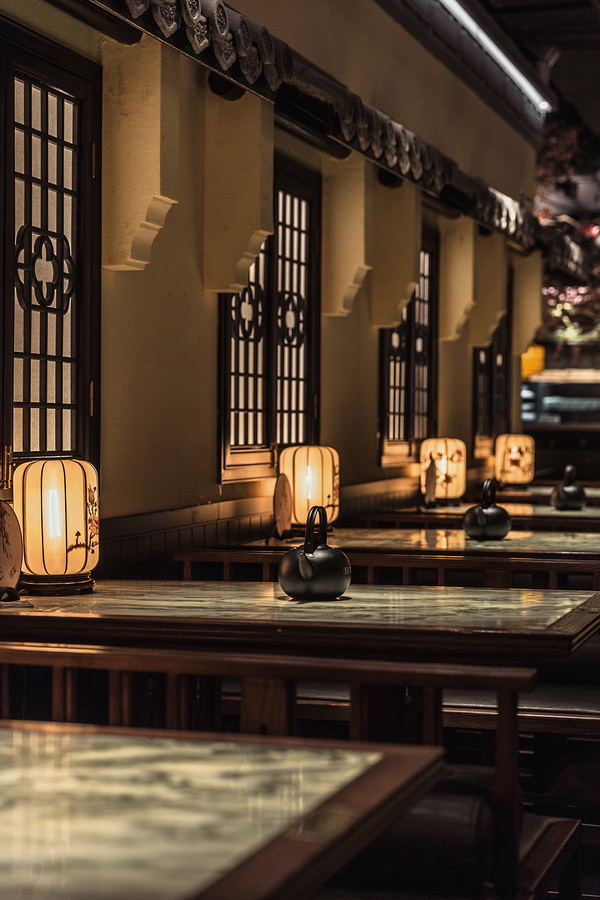 BIM建筑|桃花里·绿茶中餐厅北京店 | 卧野空间事务所