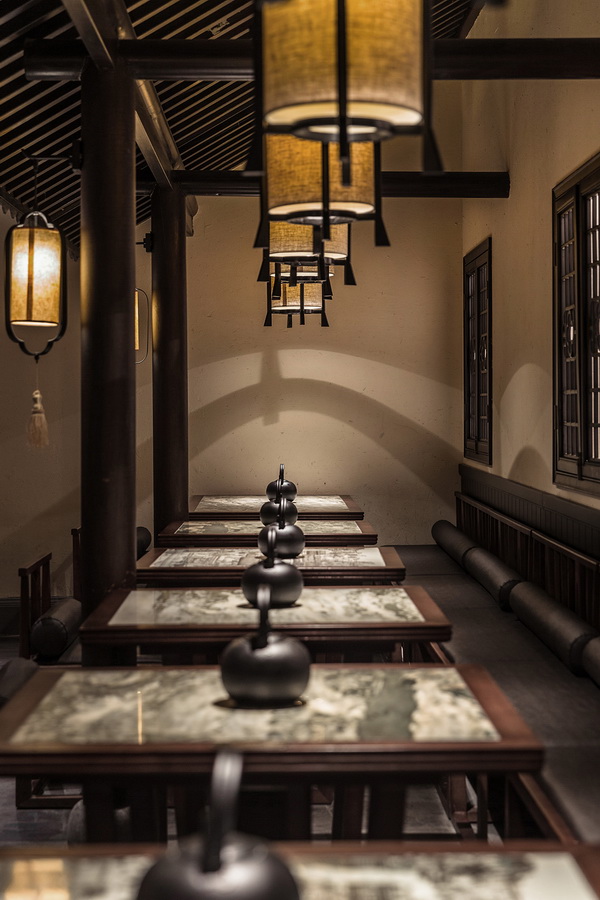 BIM建筑|桃花里·绿茶中餐厅北京店 | 卧野空间事务所