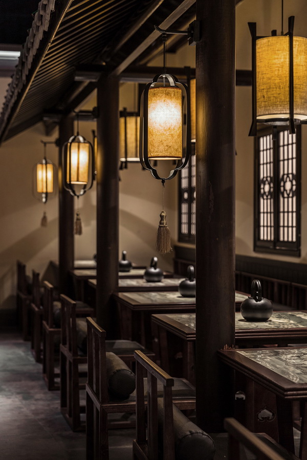 BIM建筑|桃花里·绿茶中餐厅北京店 | 卧野空间事务所