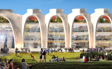 BIM建筑|造型有机，骨骼外露的伊斯坦布尔技巧年夜学藏书楼-BIM建筑网