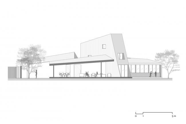 BIM建筑|仿若孩童随便散落的积木：智利天井室第
