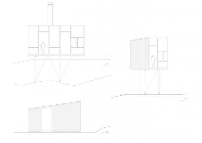 BIM建筑|轻触湖面，御风而立的排挤展厅/Aguilo +佩德拉萨
