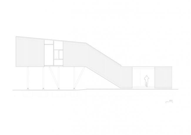 BIM建筑|轻触湖面，御风而立的排挤展厅/Aguilo +佩德拉萨