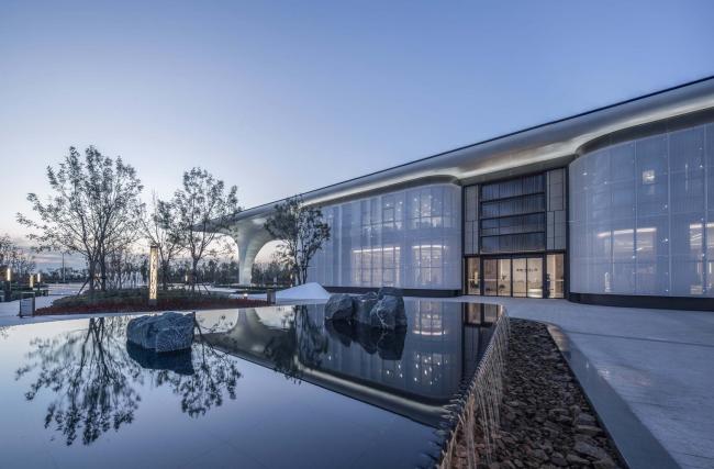 BIM建筑|绿城唐山蓝湾小镇生涯体验馆 / GOA 年夜象设计