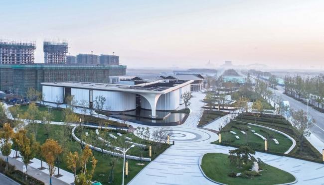 BIM建筑|绿城唐山蓝湾小镇生涯体验馆 / GOA 年夜象设计