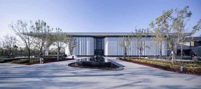 BIM建筑|绿城唐山蓝湾小镇生涯体验馆 / GOA 年夜象设计