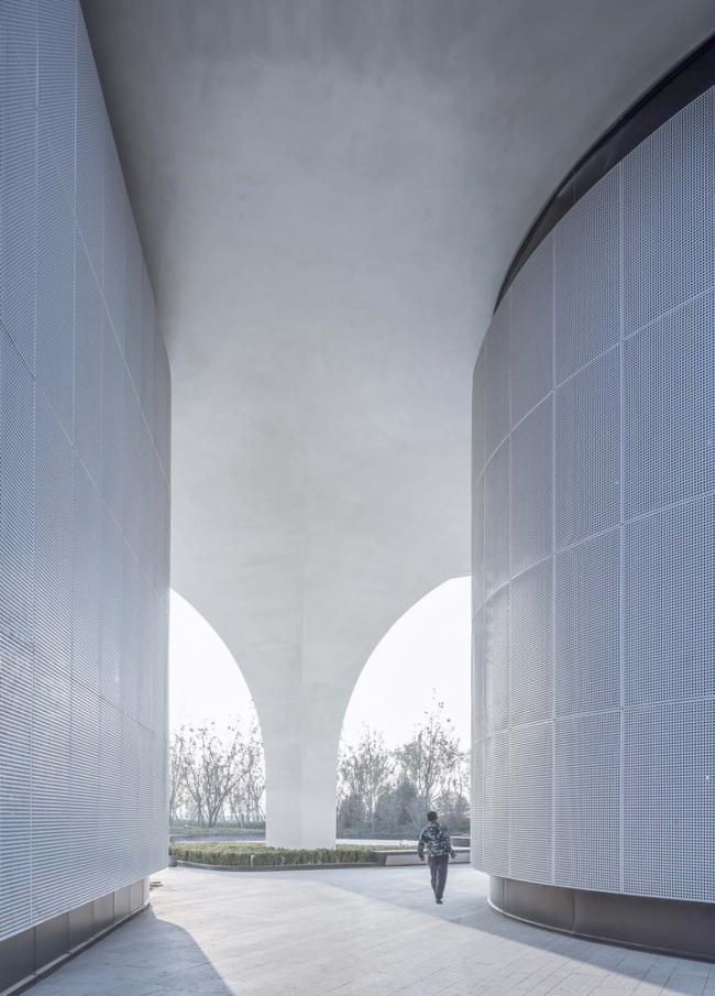 BIM建筑|绿城唐山蓝湾小镇生涯体验馆 / GOA 年夜象设计