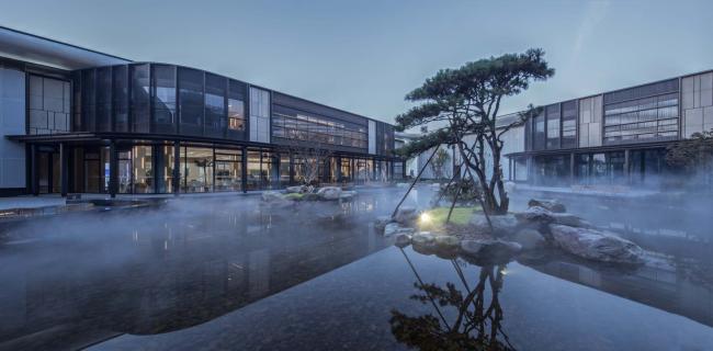 BIM建筑|绿城唐山蓝湾小镇生涯体验馆 / GOA 年夜象设计