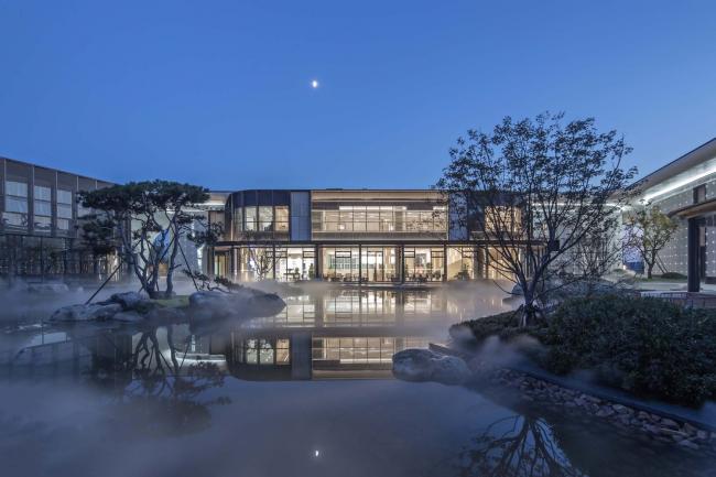 BIM建筑|绿城唐山蓝湾小镇生涯体验馆 / GOA 年夜象设计