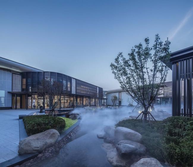 BIM建筑|绿城唐山蓝湾小镇生涯体验馆 / GOA 年夜象设计