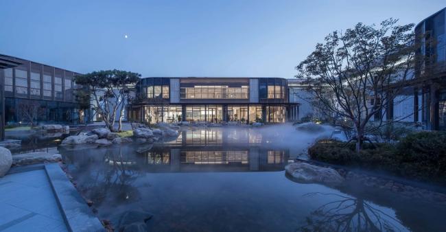 BIM建筑|绿城唐山蓝湾小镇生涯体验馆 / GOA 年夜象设计