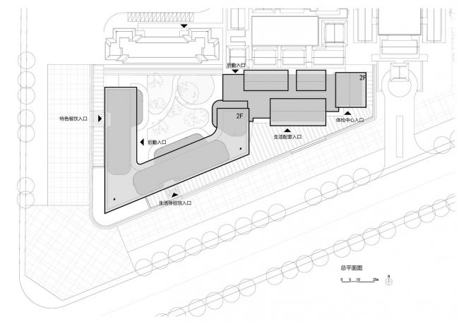 BIM建筑|绿城唐山蓝湾小镇生涯体验馆 / GOA 年夜象设计