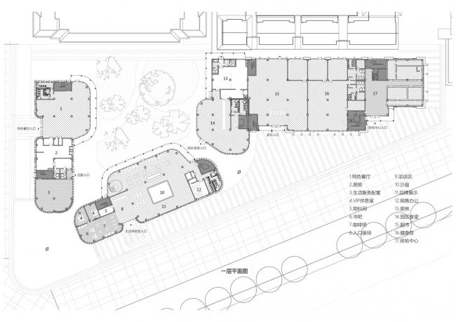 BIM建筑|绿城唐山蓝湾小镇生涯体验馆 / GOA 年夜象设计