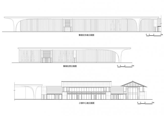 BIM建筑|绿城唐山蓝湾小镇生涯体验馆 / GOA 年夜象设计