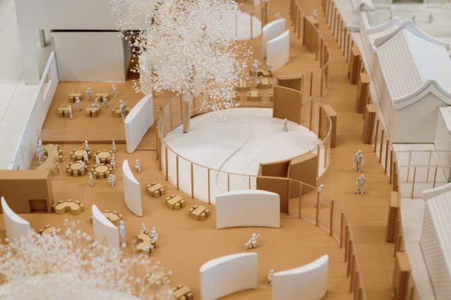 BIM建筑|MAD为北京四合院设计漂浮屋顶幼儿园，孩子们可以“上房揭瓦”啦