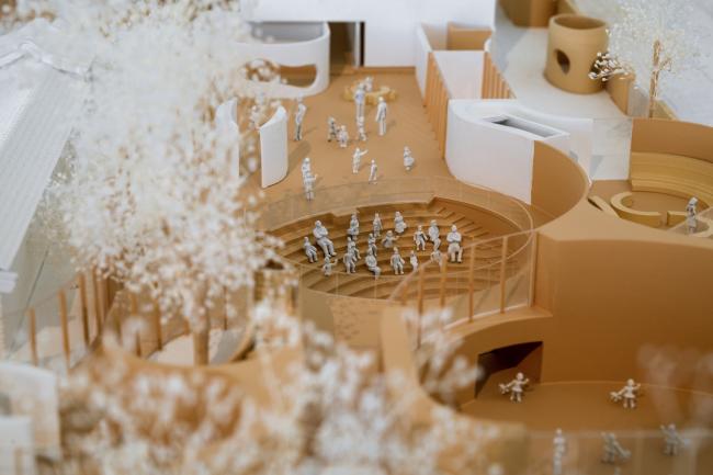 BIM建筑|MAD为北京四合院设计漂浮屋顶幼儿园，孩子们可以“上房揭瓦”啦