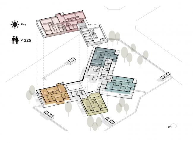 BIM建筑|空间机动的芬兰“谷仓”幼儿园