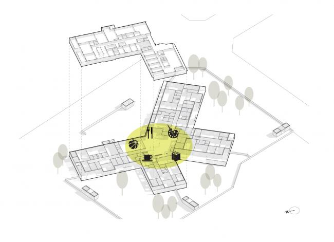 BIM建筑|空间机动的芬兰“谷仓”幼儿园