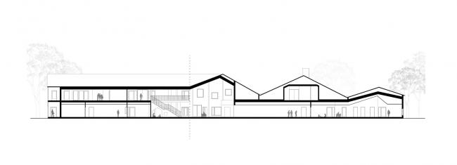 BIM建筑|空间机动的芬兰“谷仓”幼儿园