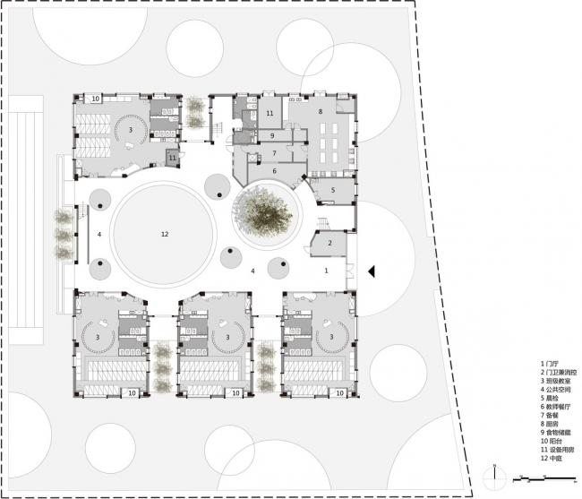 BIM建筑|厦门 / 孩子们在敞亮流利的中庭内肆意地奔驰 —— 新南幼儿园