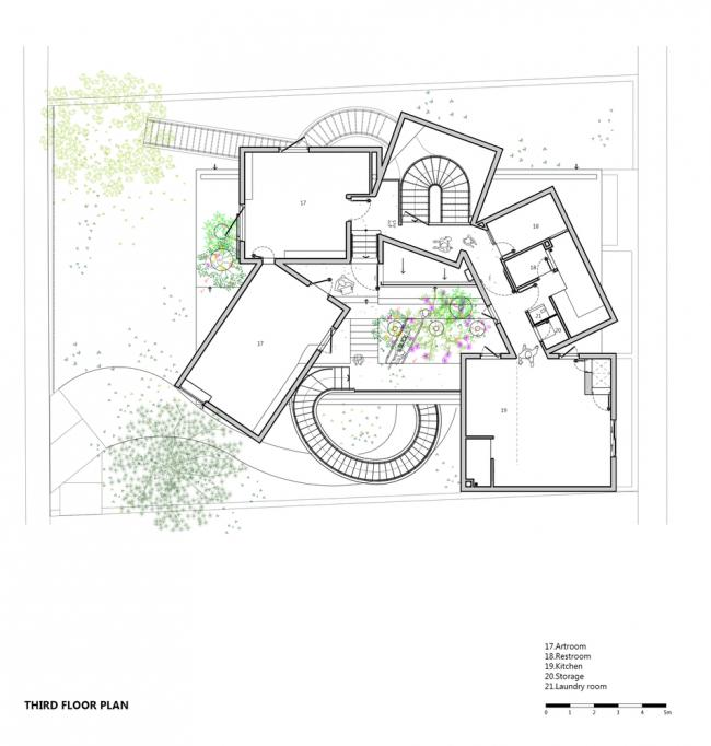 BIM建筑|用红砖构建起俏皮的空间，好像一座宏大乐高的Chuon Chuon Kim 2幼儿园