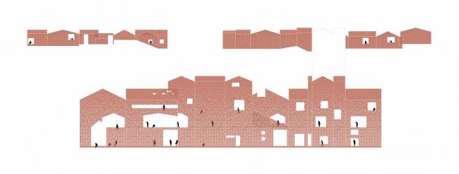 BIM建筑|用红砖构建起俏皮的空间，好像一座宏大乐高的Chuon Chuon Kim 2幼儿园