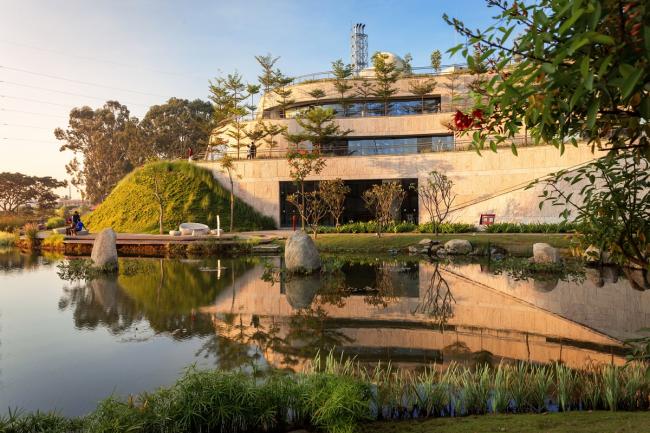 BIM建筑|仿若身处绿色稻田办公，科技彰显天然气力的泰坦办公中间