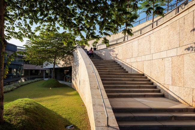 BIM建筑|仿若身处绿色稻田办公，科技彰显天然气力的泰坦办公中间