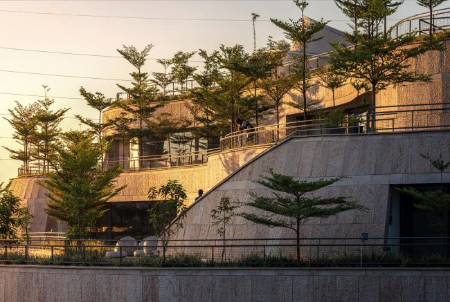 BIM建筑|仿若身处绿色稻田办公，科技彰显天然气力的泰坦办公中间