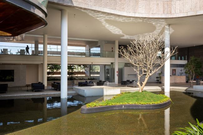 BIM建筑|仿若身处绿色稻田办公，科技彰显天然气力的泰坦办公中间