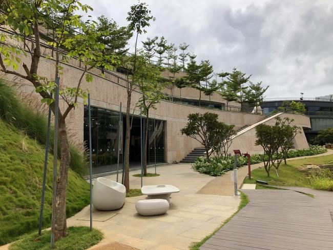 BIM建筑|仿若身处绿色稻田办公，科技彰显天然气力的泰坦办公中间